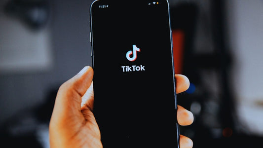 TikTok loading page on a cellphone