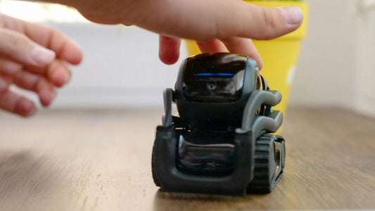 vector ai robot pet with emotional expression